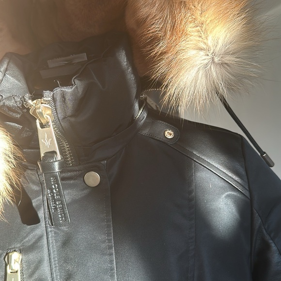XS Nicole Benisti Chelsea Fur-Lined Hooded Down Jacket (too smalll -reposhed) - Picture 12 of 16